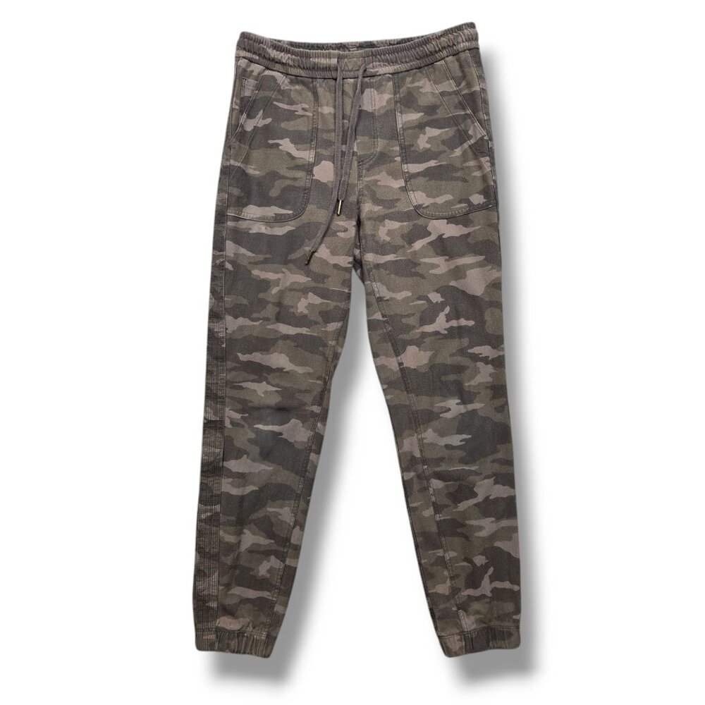 Athleta Farallon Jogger Womens 4 Green‎ Camo Mid Rise Pants